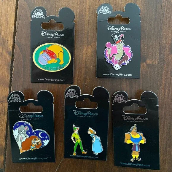 Disney Pin, Button, and Ears Lot | Retired Pins | Disneyland Paris & Parks - Picture 4 of 6